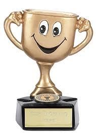 Smiling trophy